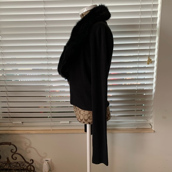 XOXO 100% Rabbit Fur Large excellent condition - Picture 2 of 8